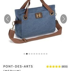 Brand New Zede bag! Blue and Brown Women's Tote Bag